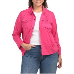 ONQUE Plus French Terry Knit Jacket